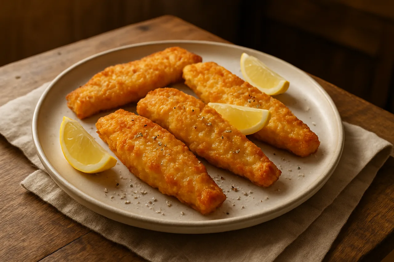 Foto de Pescado Frito en Freidora de Aire