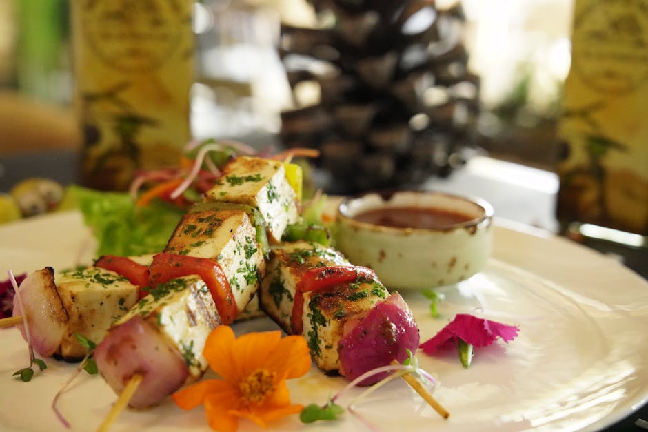 Foto de Pez espada adobado con salsa de menta