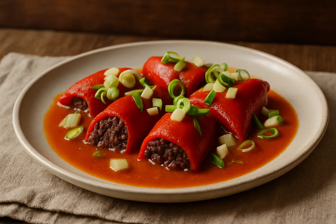 Foto de Pimientos Rellenos de Morcilla