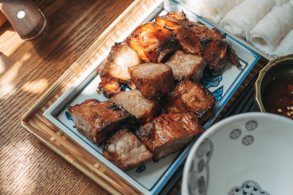 Foto de Pinchos de cerdo con arroz