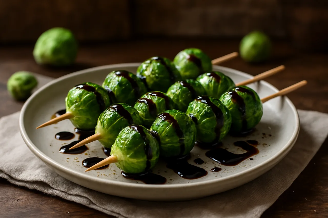 Foto de Pinchos de Coles de Bruselas