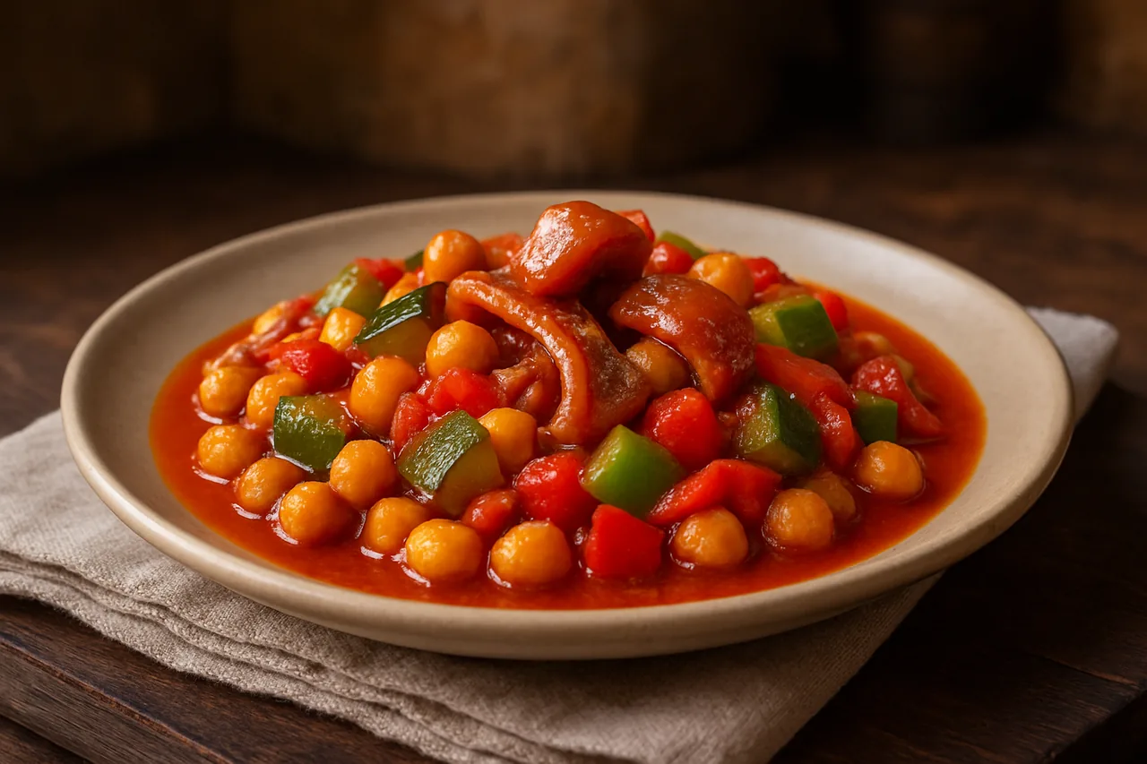 Foto de Pisto de Garbanzos con Oreja