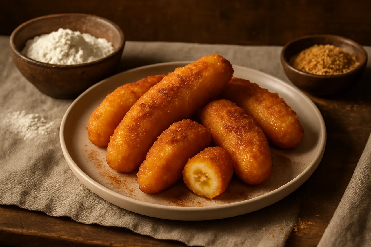 Foto de Plátanos Fritos Dorados