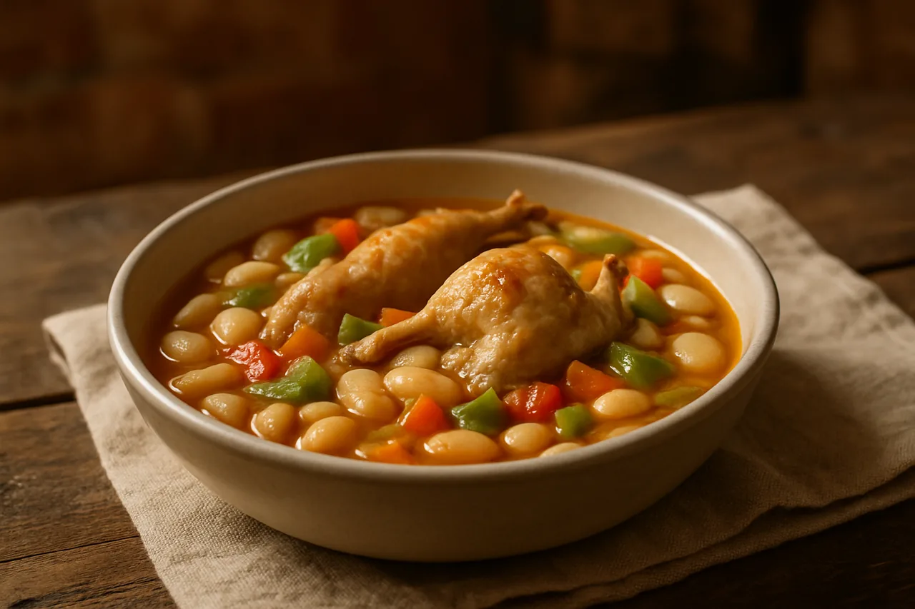 Foto de Pochas con muslos de codorniz
