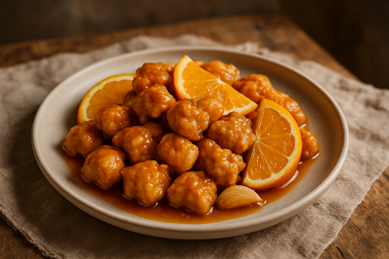 Foto de Pollo Agridulce a la Naranja