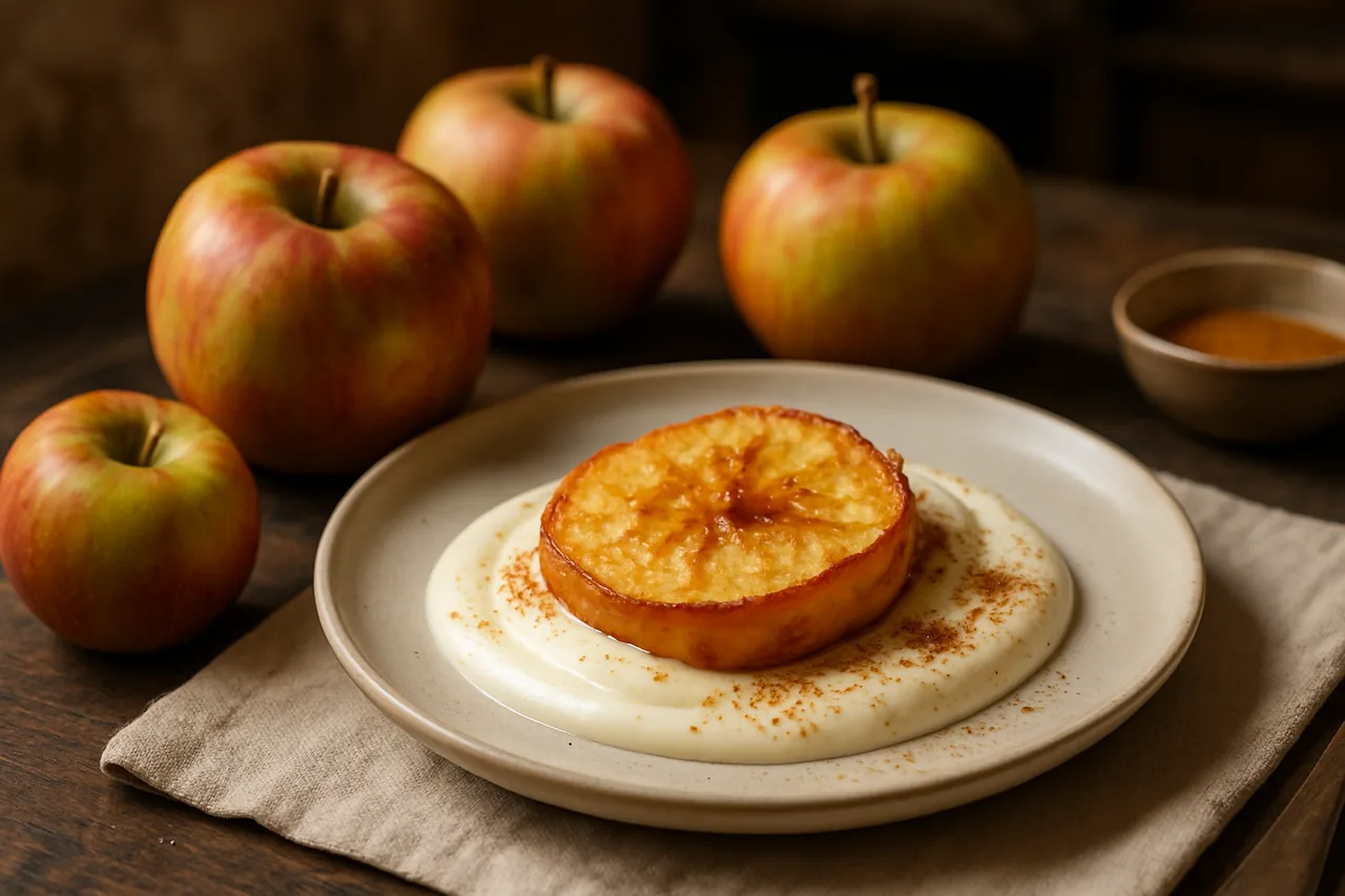 Postre de manzana — receta canaria