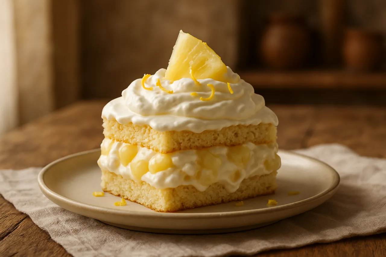 Postre de piña — receta canaria