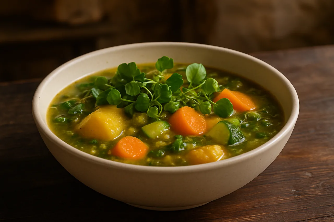 Potaje de Berros — receta canaria