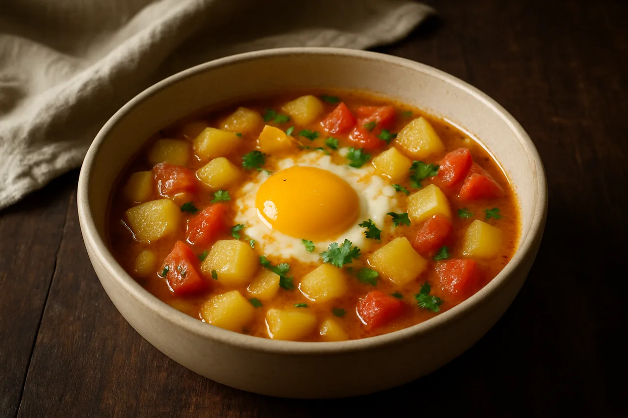 Potaje de huevo — receta canaria