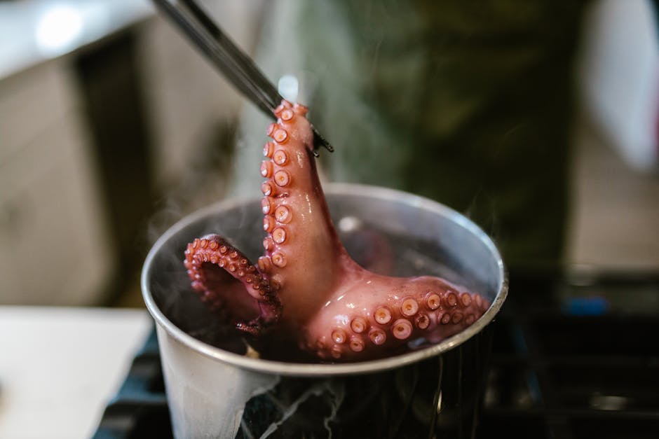 Pulpo a la vinagreta — receta canaria
