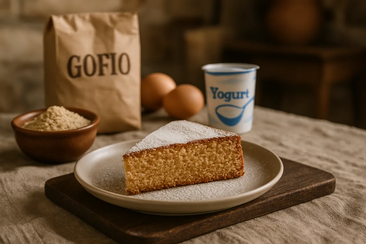 Queque de Gofio — receta canaria