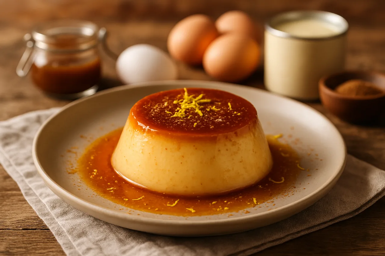 Quesillo Canario — receta canaria