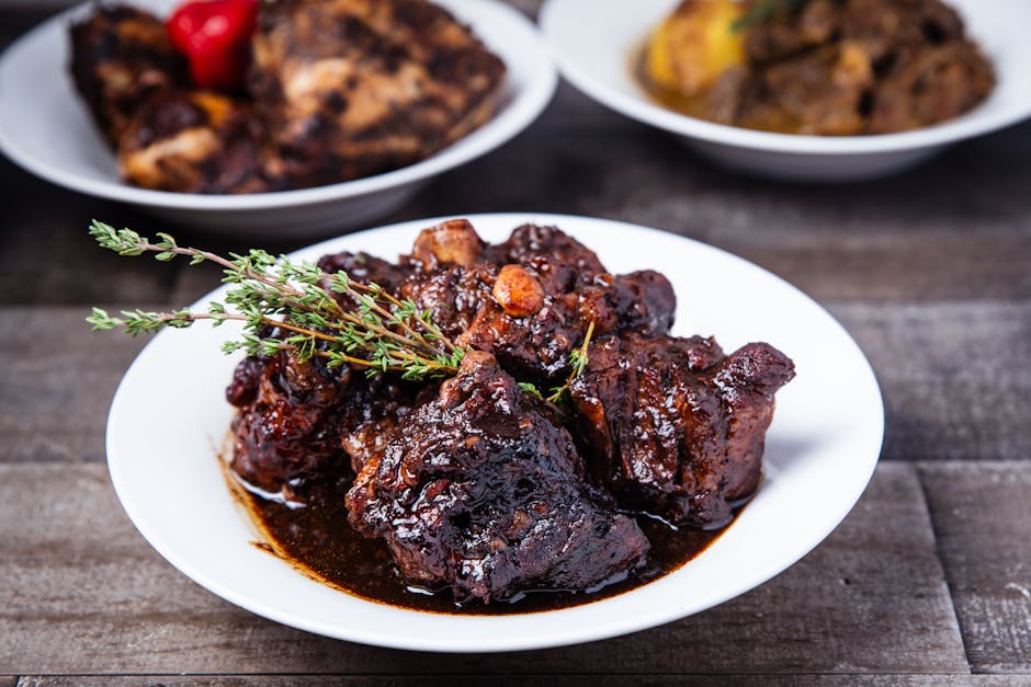 Foto de Rabo de ternera en salsa de vino tinto y chocolate