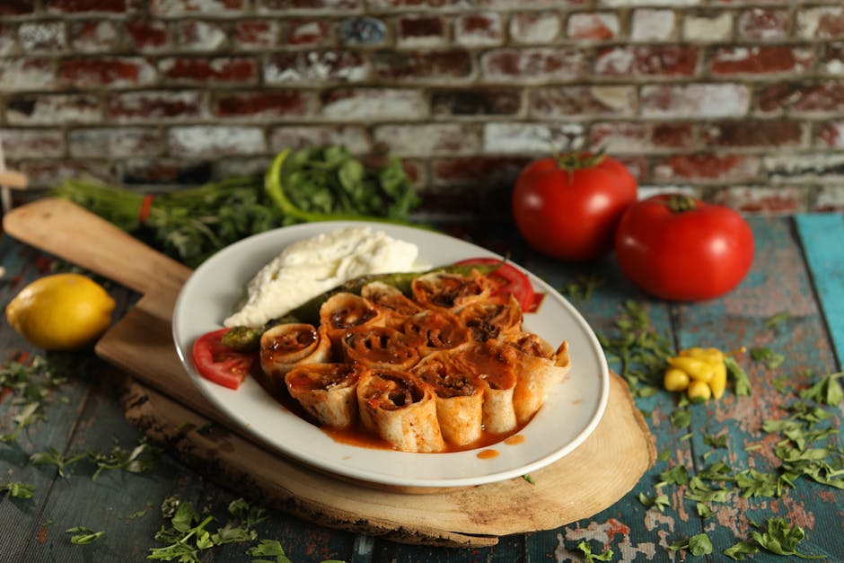 Foto de Raya Adobada con Tomates Rellenos
