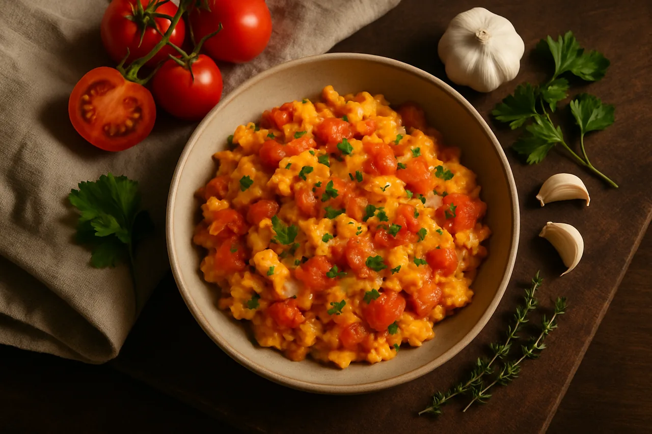 Revuelto — receta canaria
