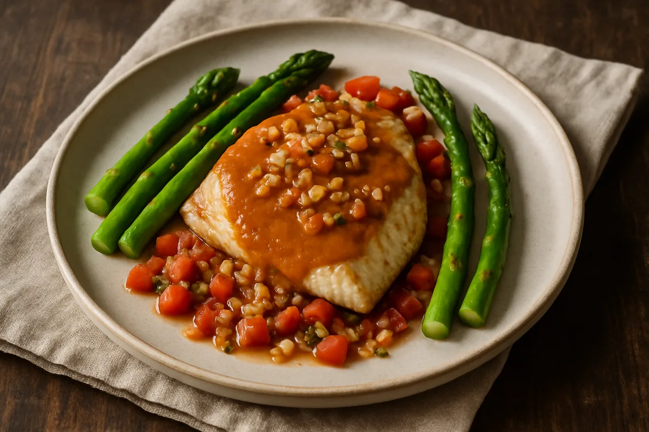Foto de Rodaballo con Salsa de Nécoras