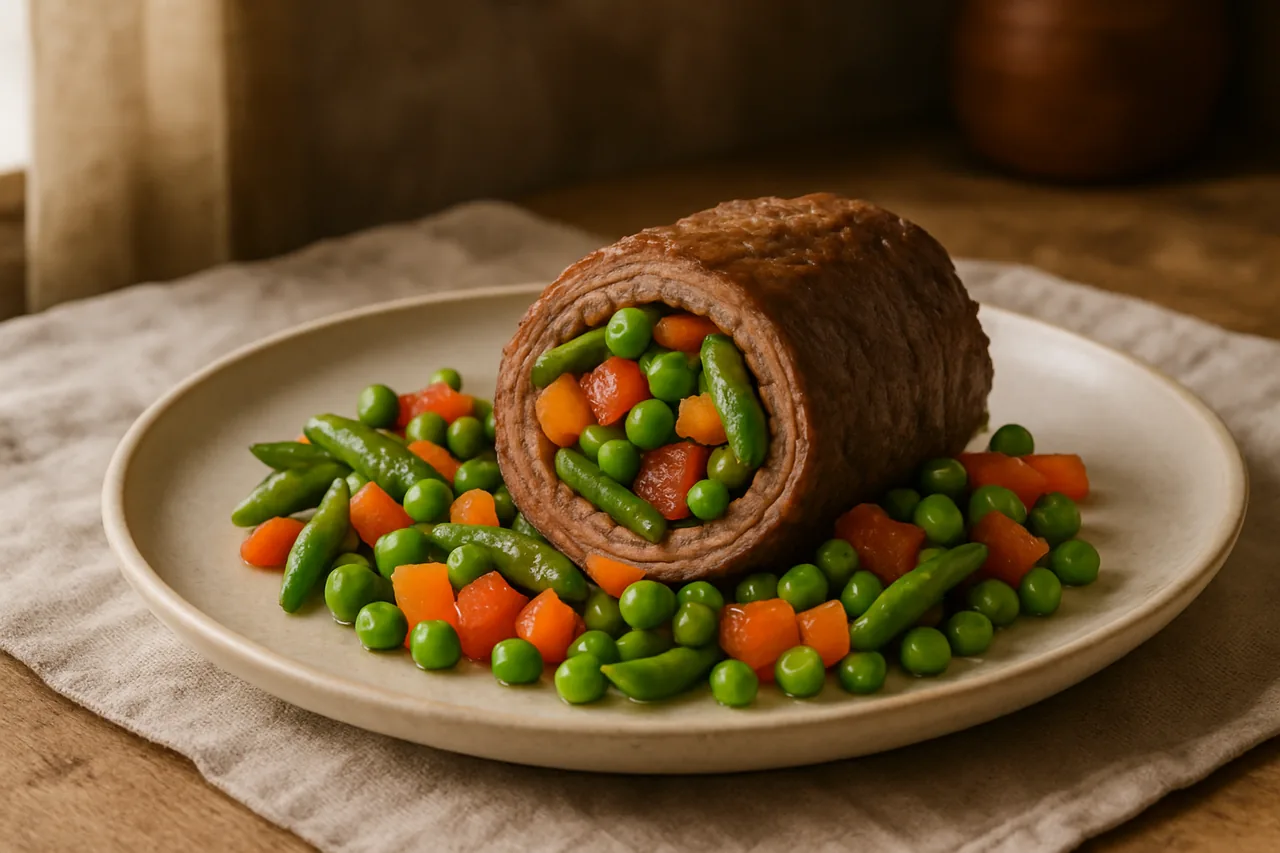 Foto de Rollo de Ternera con Verduras