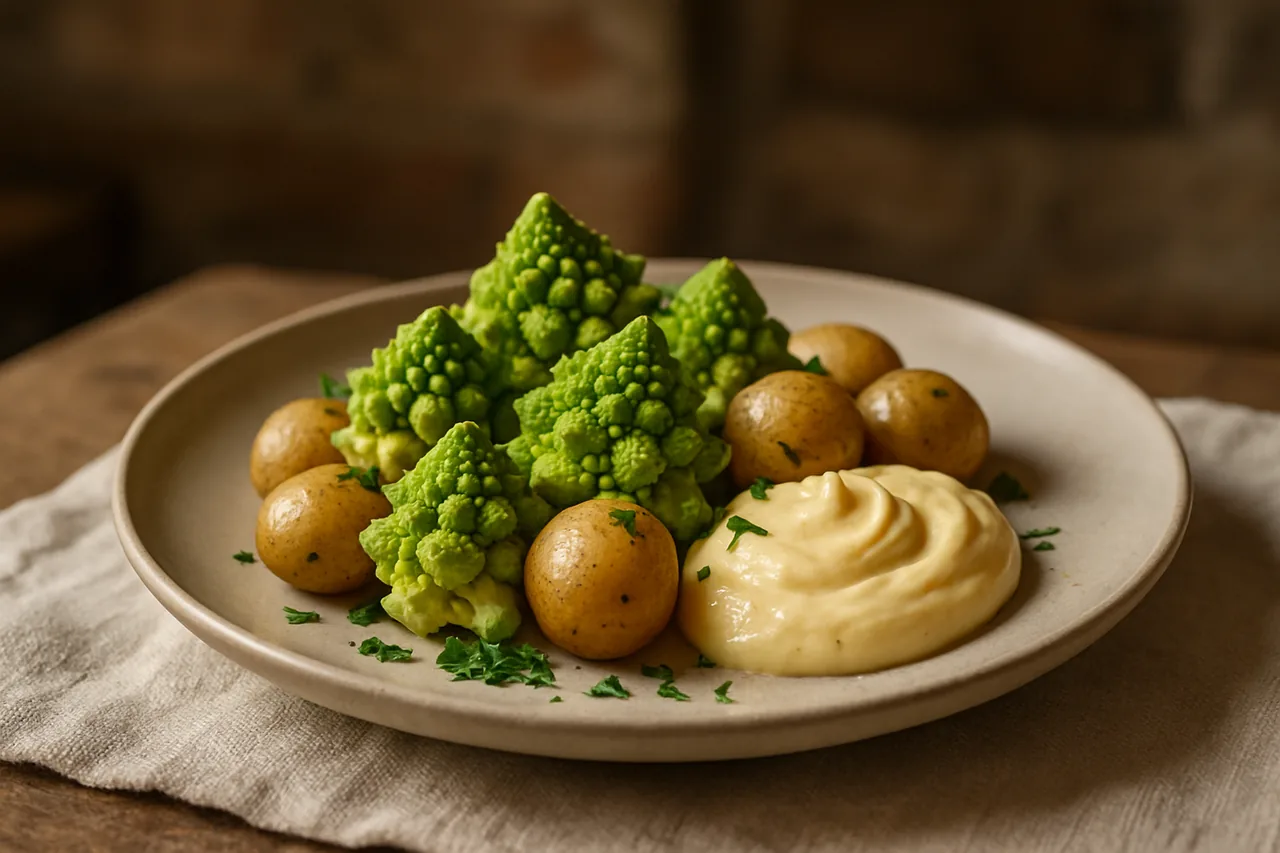 Foto de Romanesco con Patatas y Alioli