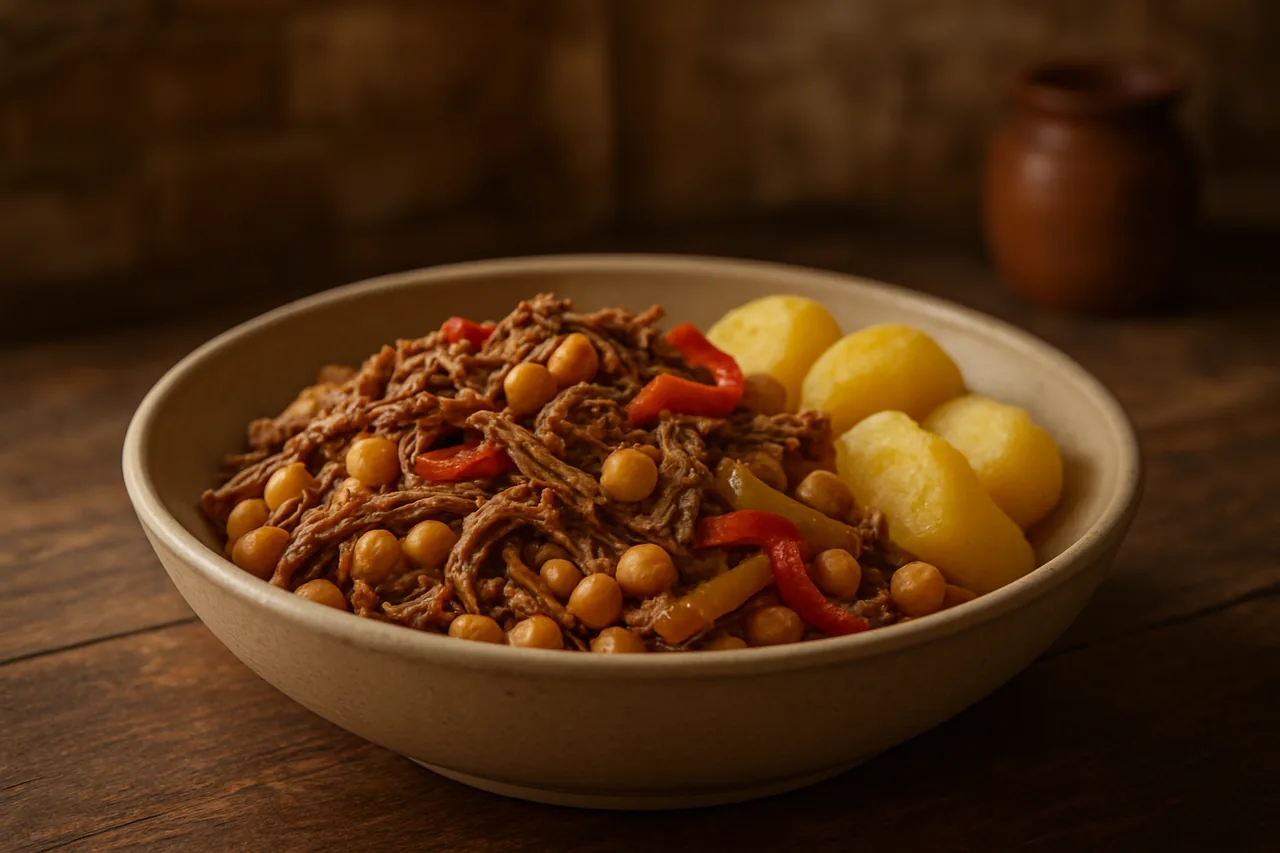 Ropa vieja — receta canaria