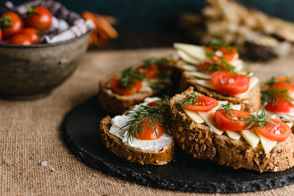 Foto de Rulos de pavo empanados con tomates cherry