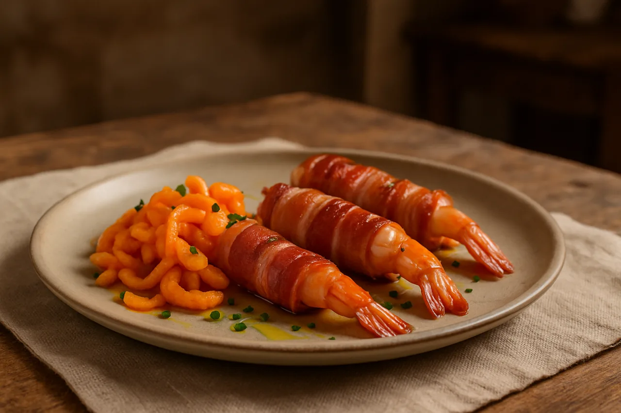Foto de Sabirones con Langostinos y Panceta