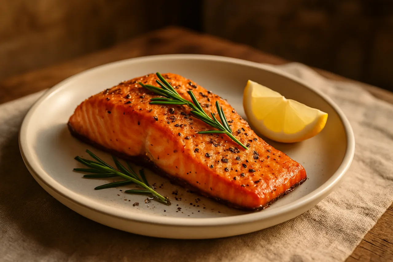 Foto de Salmón a la Freidora de Aire