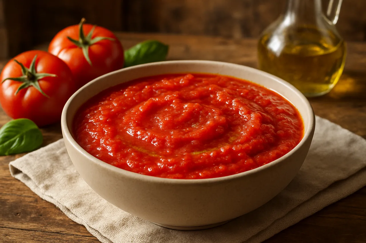 Salsa de tomate — receta canaria