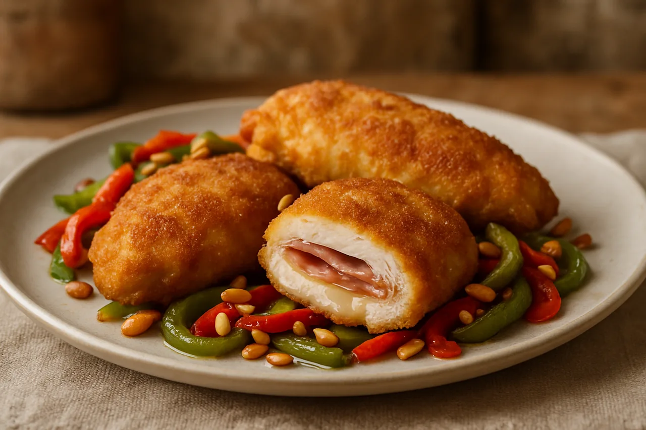 Foto de Sanjacobos de Pollo, Jamón y Queso