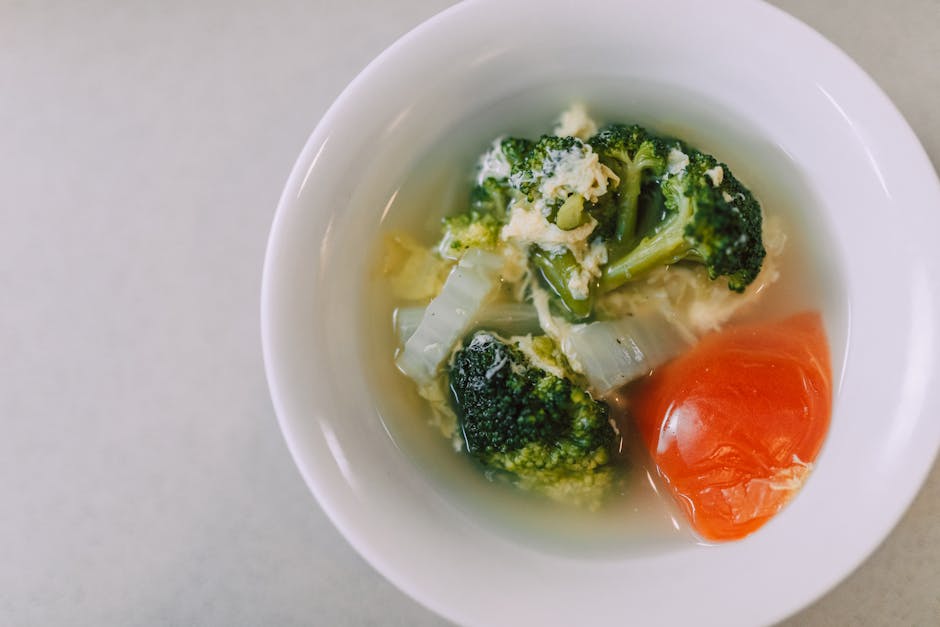 Foto de Sopa de brócoli con almejas