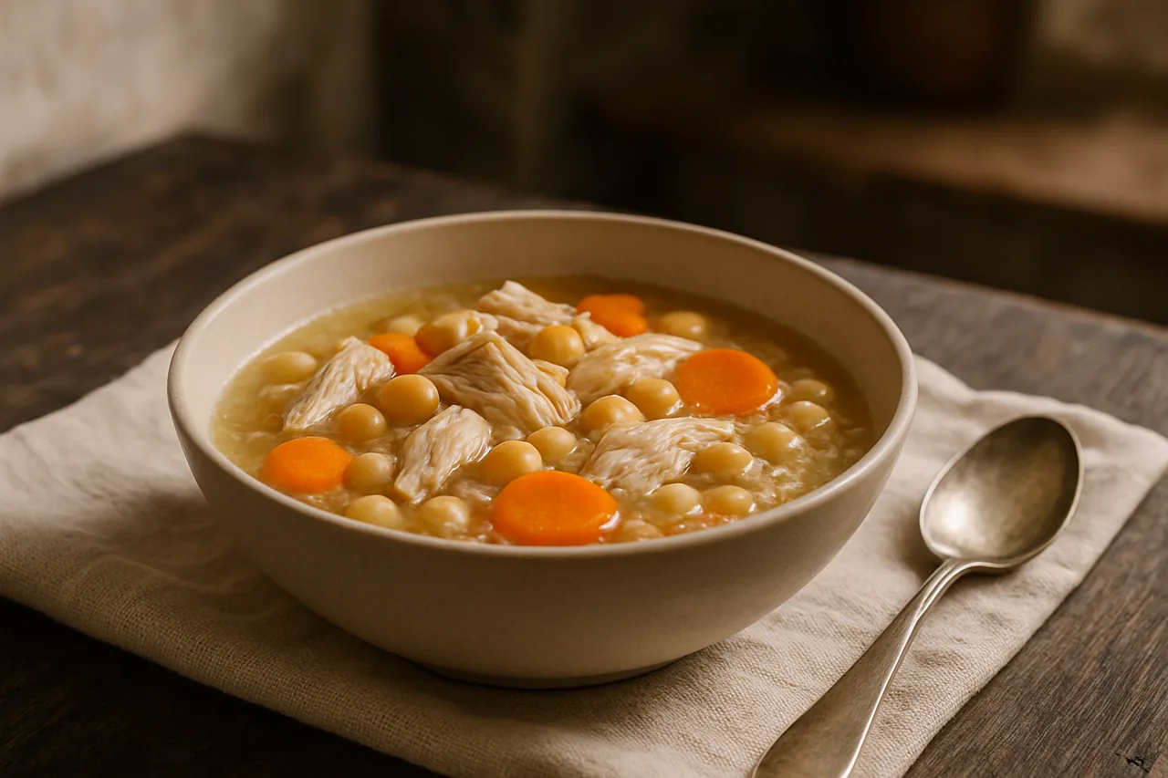 Foto de Sopa de Pollo y Tapioca
