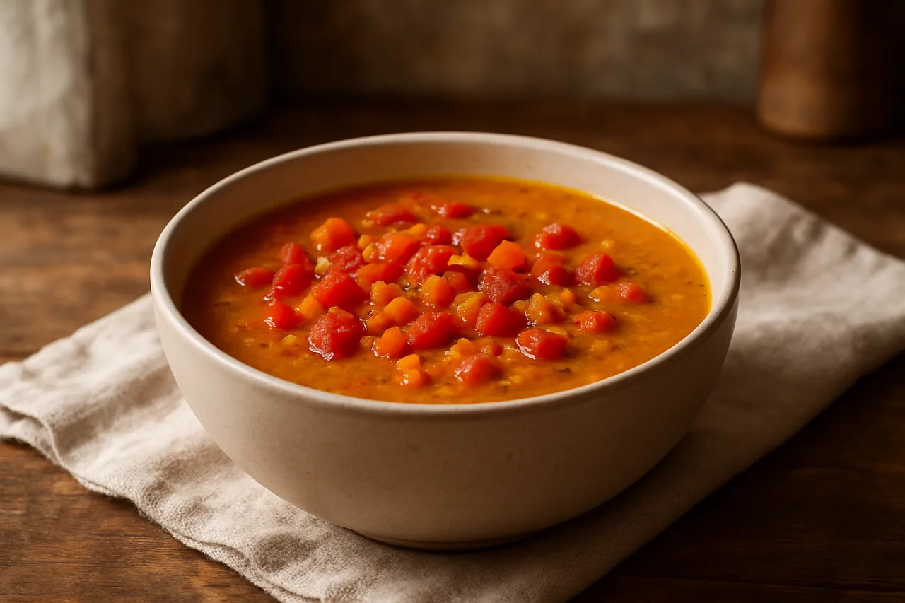 Foto de Sopa de Tomate y Zanahoria
