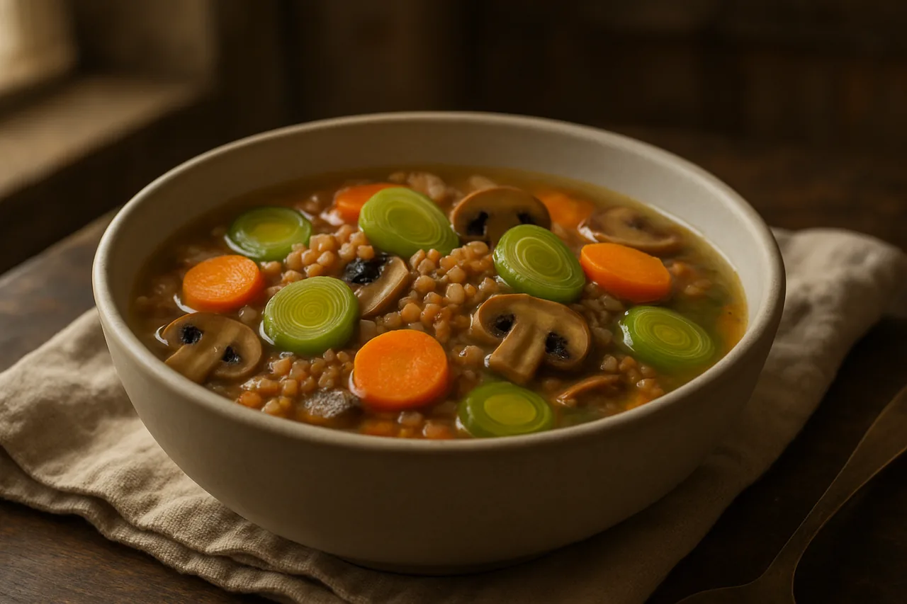 Foto de Sopa de Verduras y Trigo Sarraceno