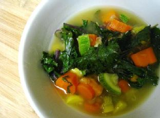 Sopa de verduras — receta canaria
