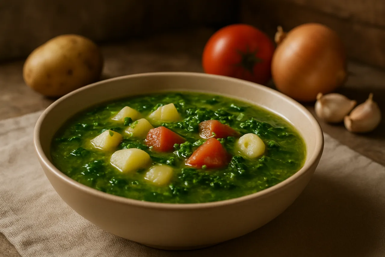 Sopa verde — receta canaria