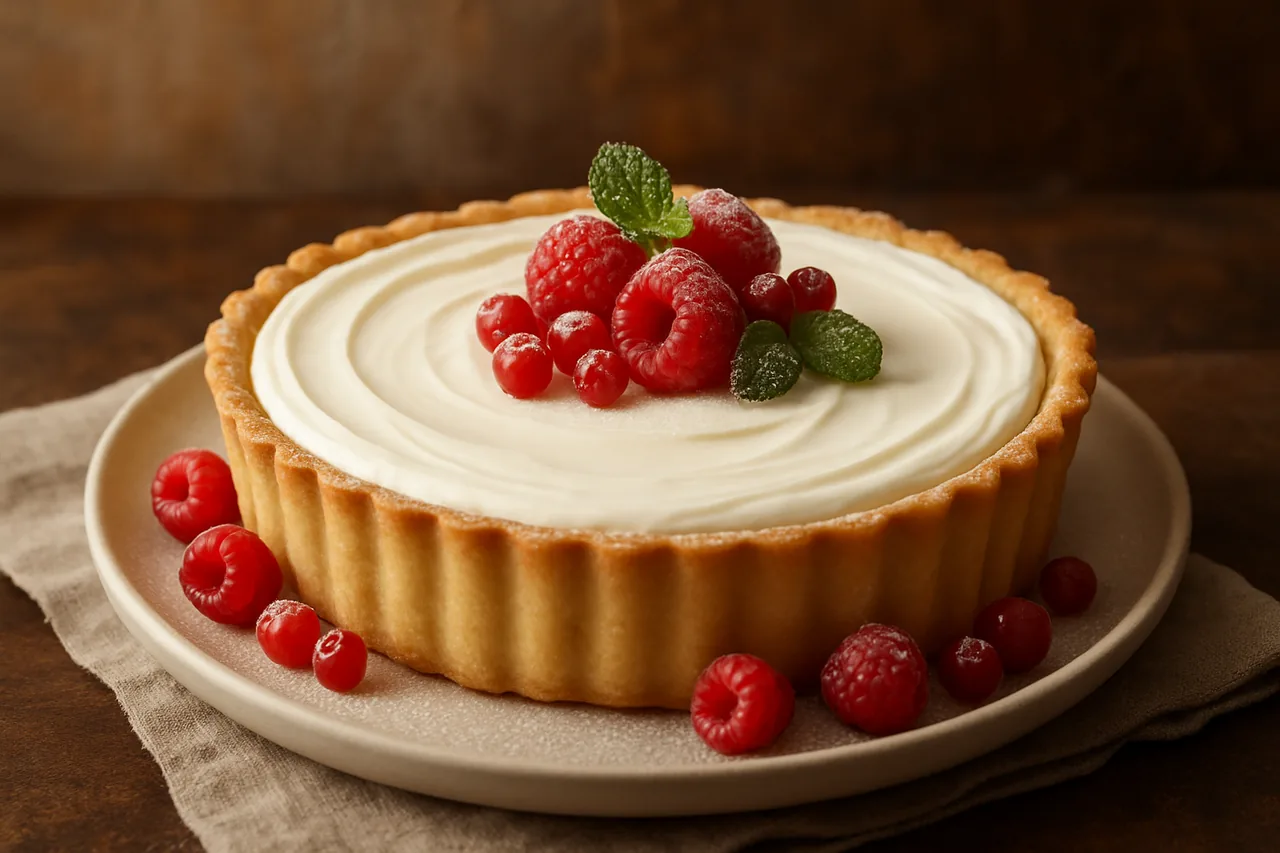Foto de Tarta de Chocolate Blanco y Queso