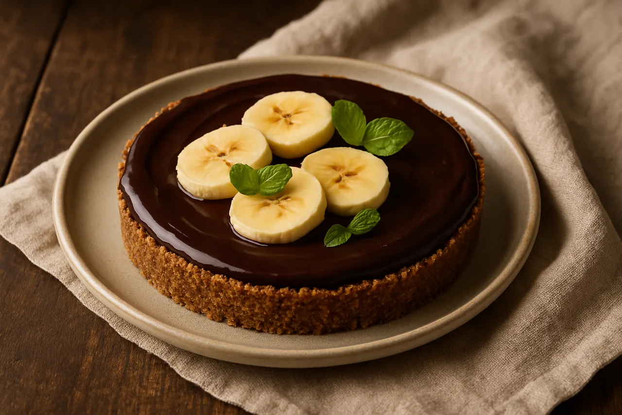 Foto de Tarta de Chocolate y Plátano