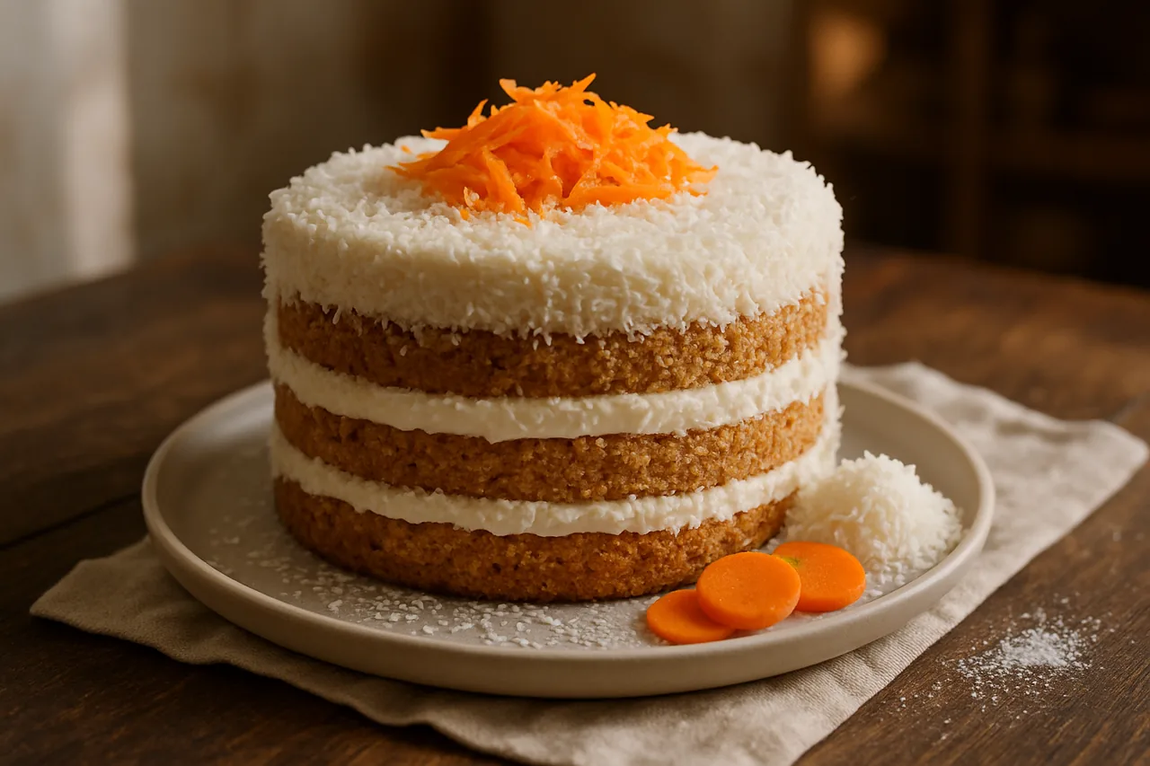 Foto de Tarta de Zanahoria y Coco