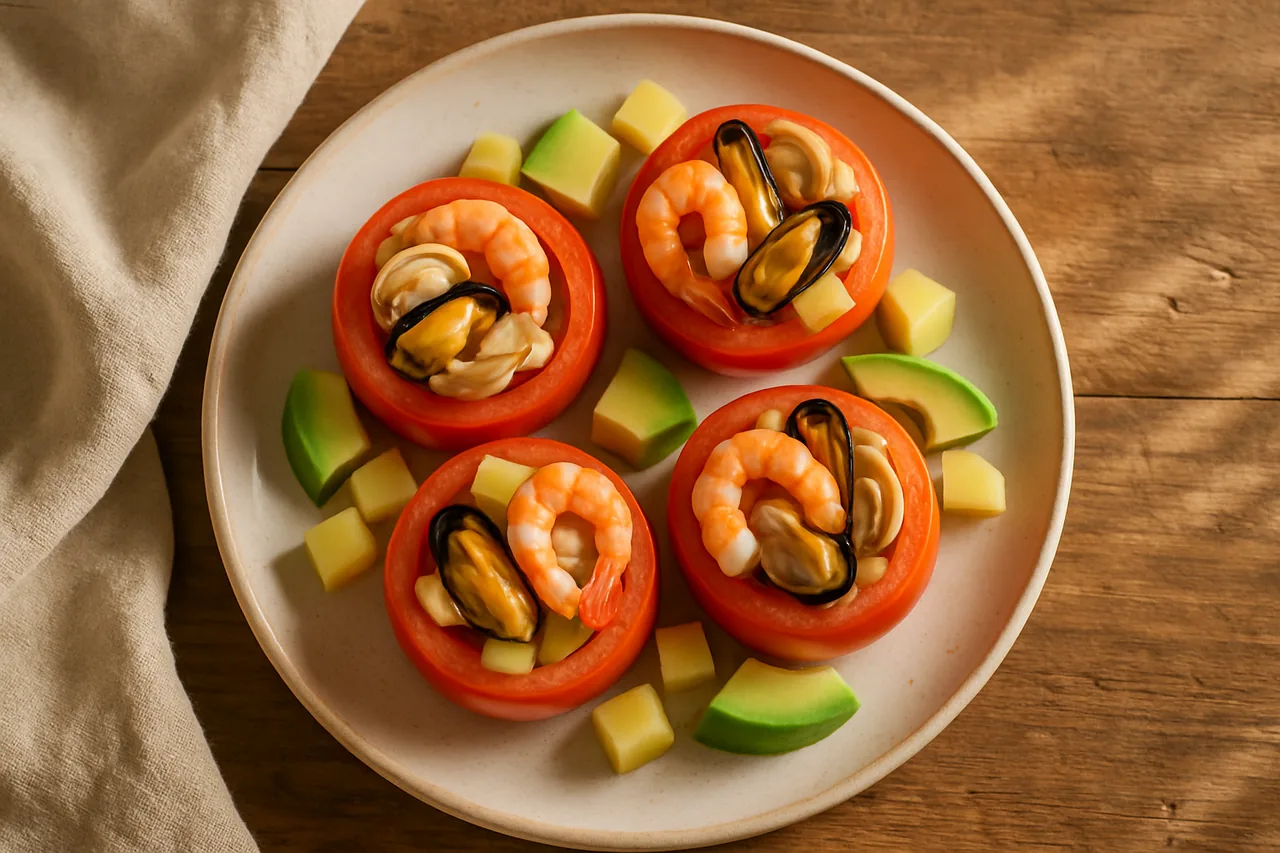 Foto de Tomates Rellenos de Mariscos