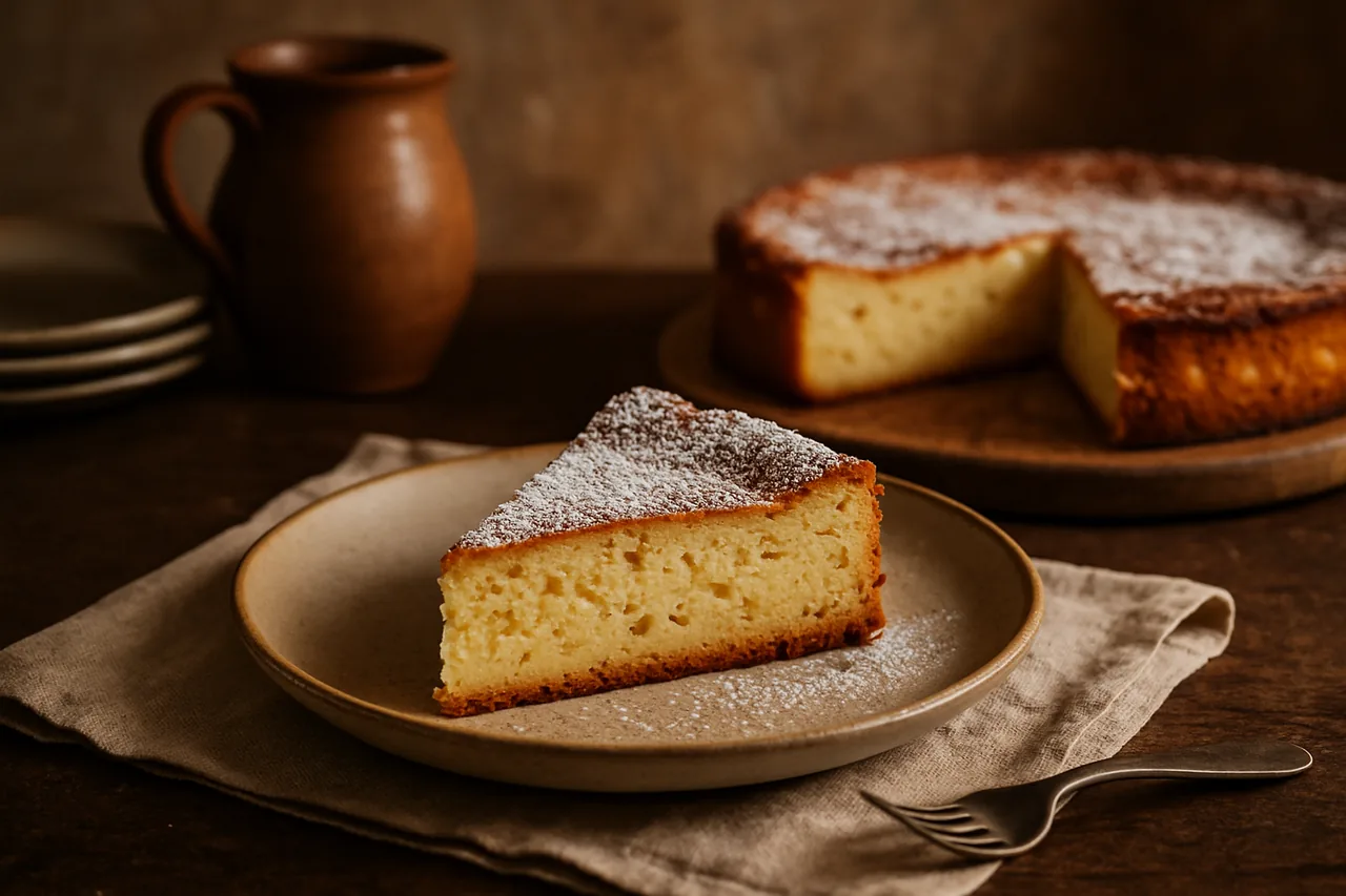 Torta de cuajada — receta canaria