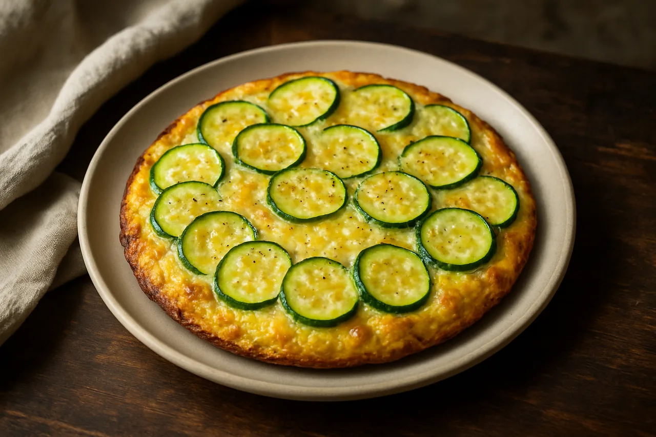 Foto de Tortilla de Calabacín con Queso Gruyere