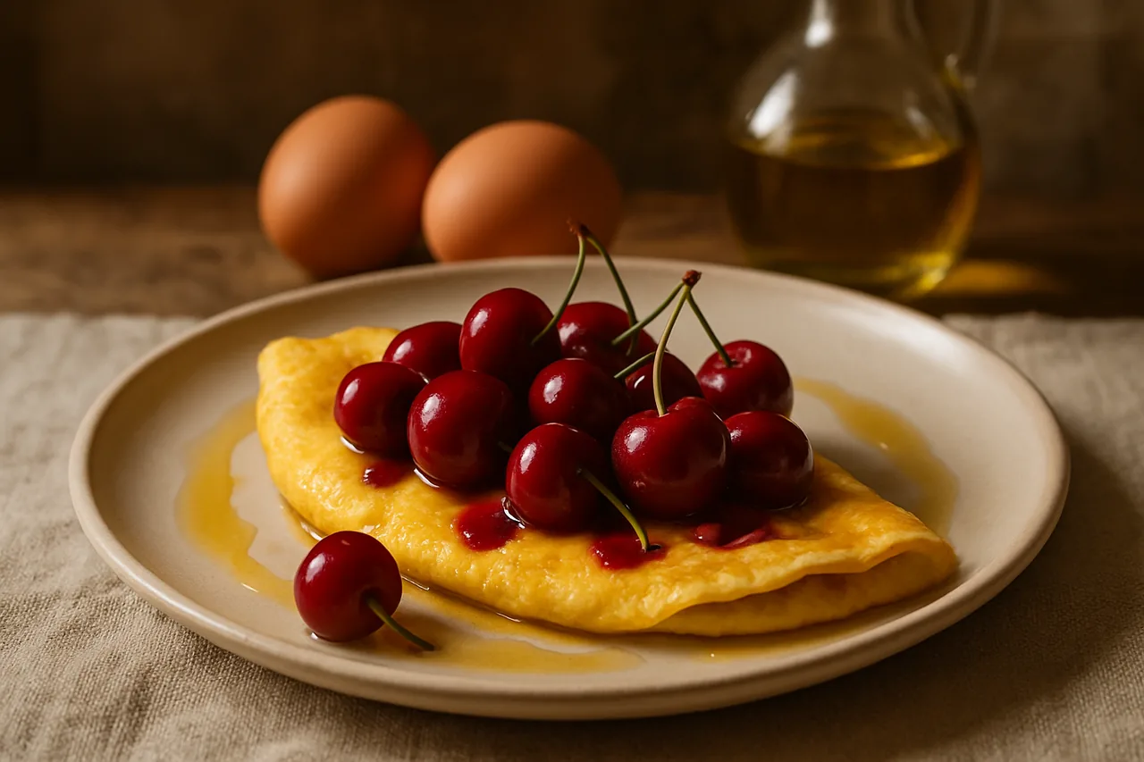 Foto de Tortilla de Cerezas a la Francesa