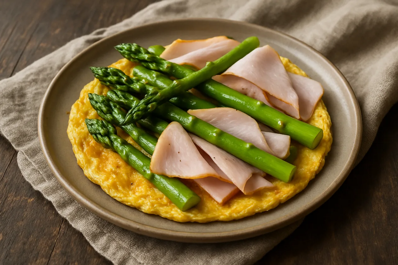 Foto de Tortilla de Espárragos con Pavo