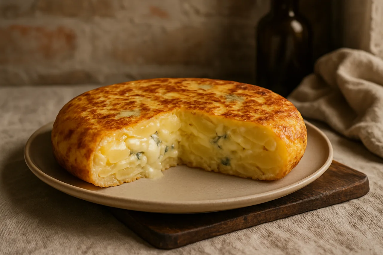 Foto de Tortilla de Patatas a los Cuatro Quesos