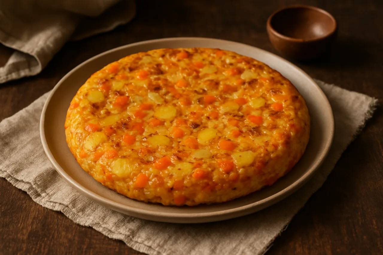 Foto de Tortilla de Patatas con Zanahoria