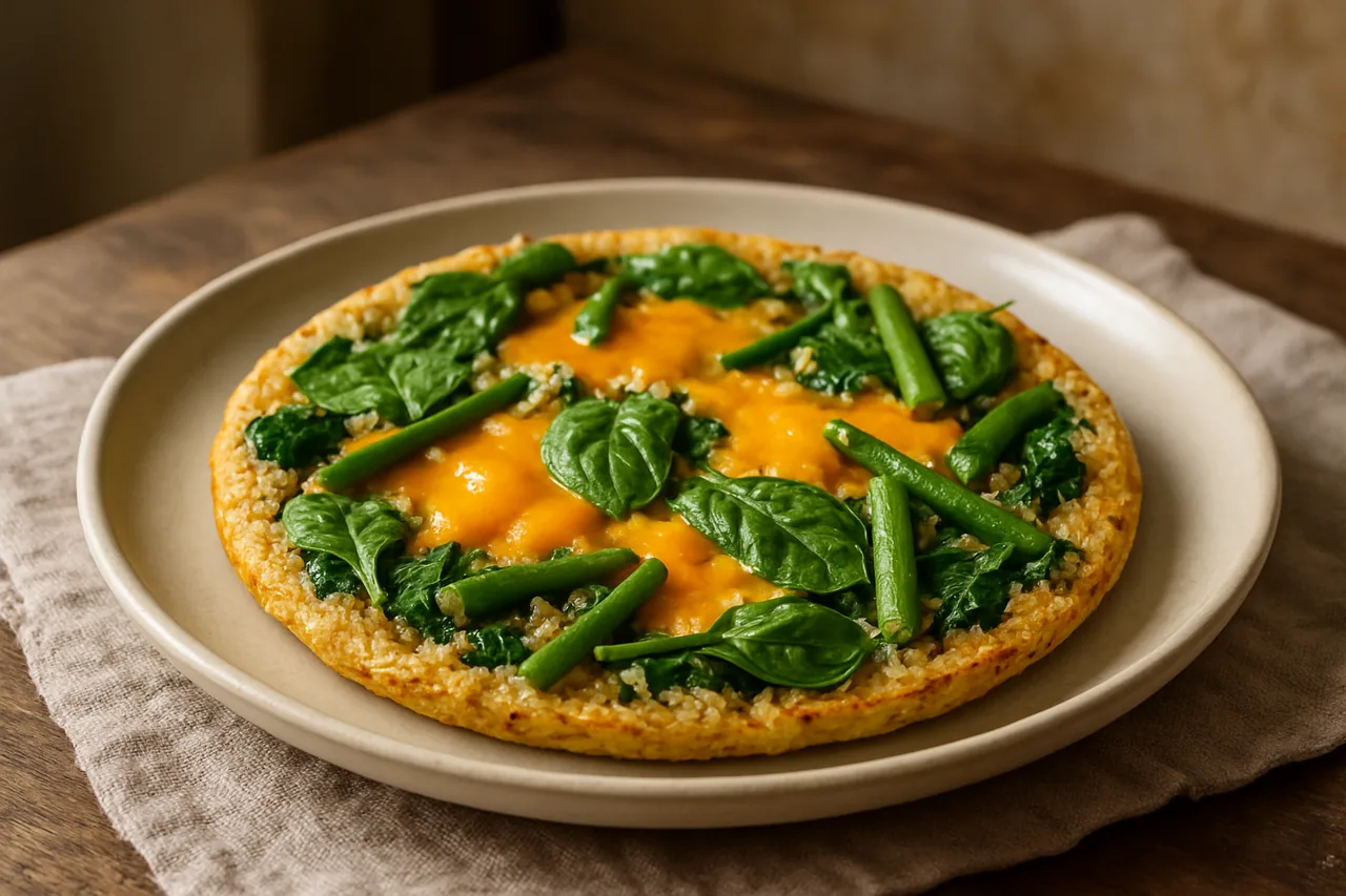 Foto de Tortilla de Vegetales con Quinoa y Queso