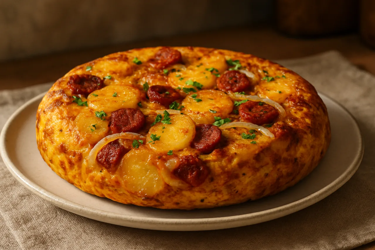 Foto de Tortilla Española con Ajo y Pimentón