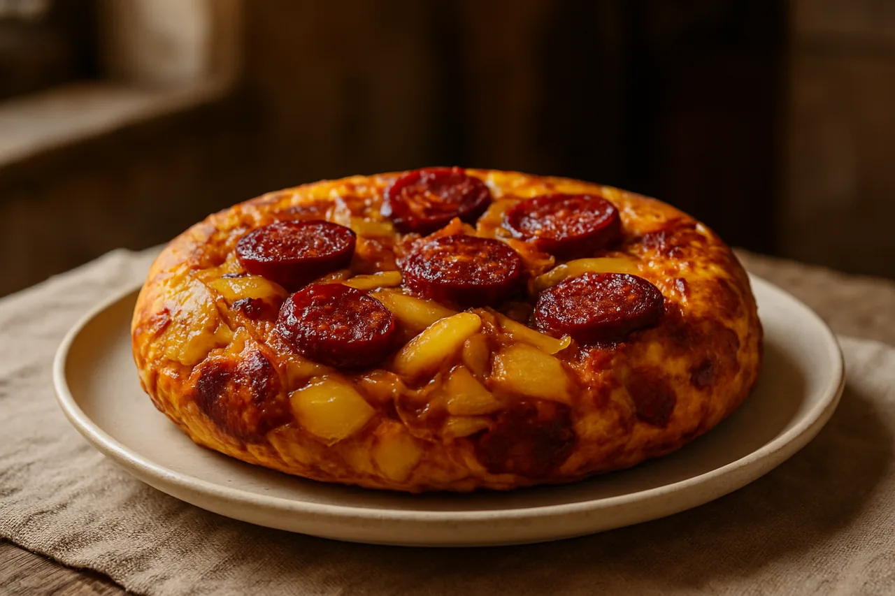 Foto de Tortilla Española con Chorizo Asturiano