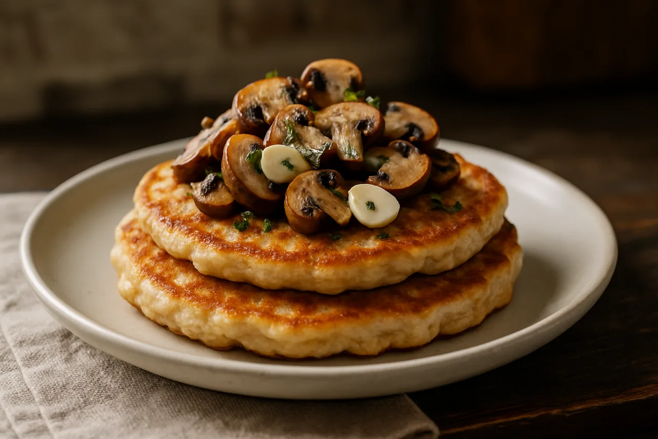 Foto de Tortitas de Pavo y Champiñones