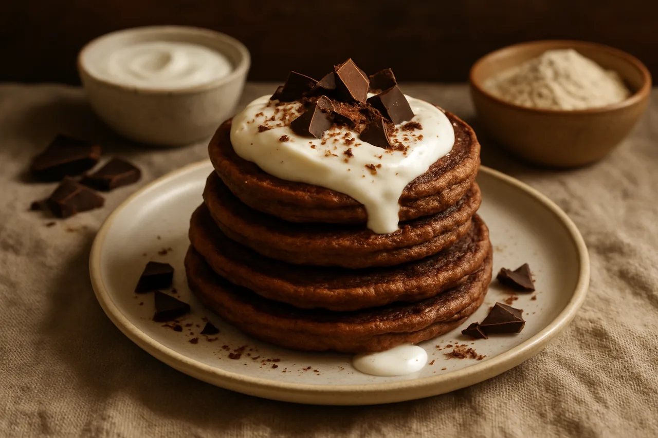 Foto de Tortitas de yogur y chocolate