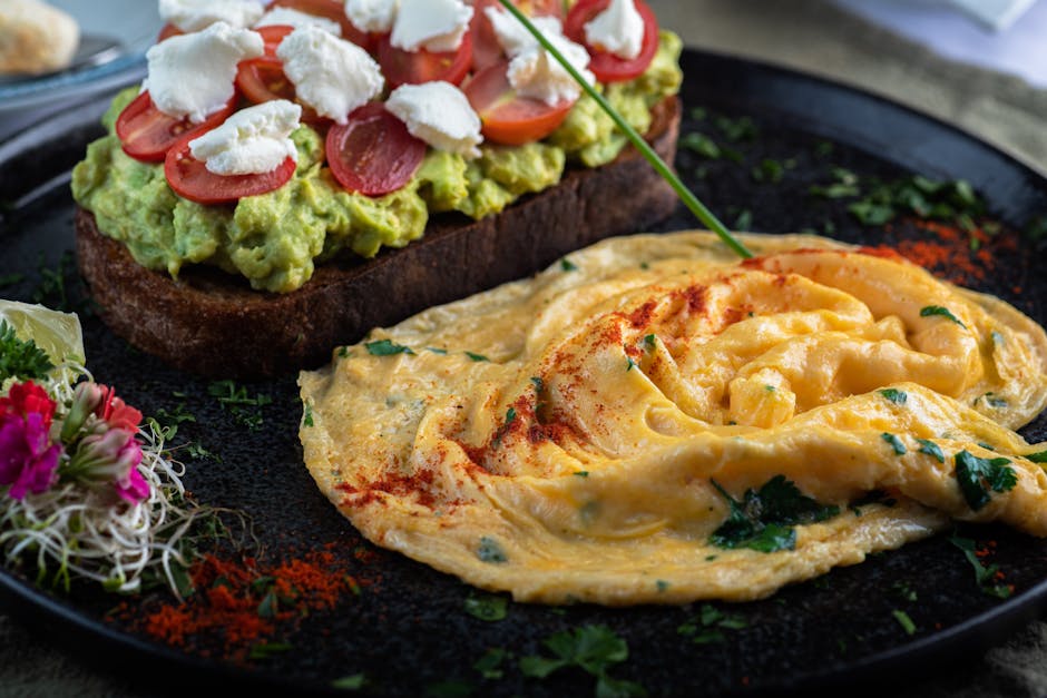 Foto de Tostas de pavo, aguacate y queso de cabra
